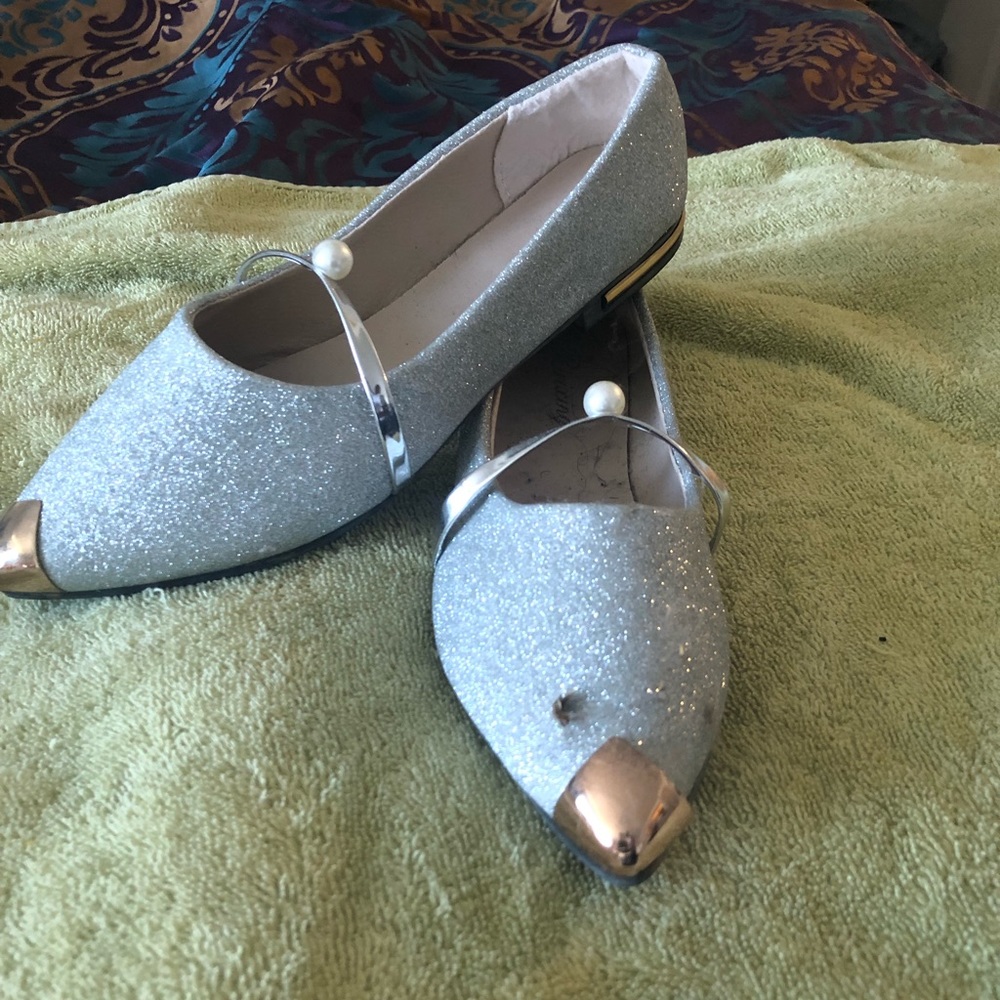 Grey flats size 9